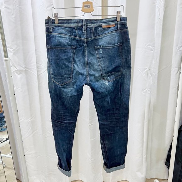 CLOSED Made in Italy Distressed REDDING Denim Jeans Slim Pants - Picture 2 of 14